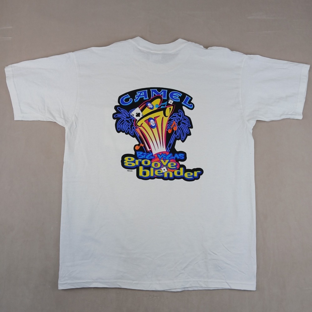 VTG‎ 1996 Camel Joe XL Mens T Shirt 23x24 Colorful Drop Shoulder Boxy